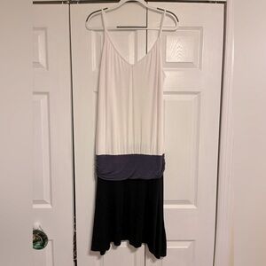 Lascana for VENUS, White, Gray and Black Maxi Dress, Large, EUC